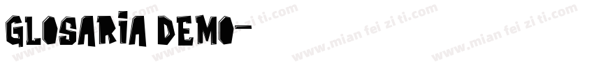 Glosaria Demo字体转换